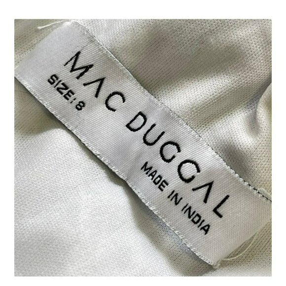 Mac Duggal Beaded Sequins Cut Out Column Formal Evening Maxi Dress Gown … - Picture 9 of 10